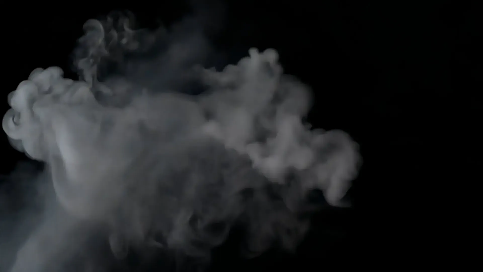 Eerie Grey Smoke Overlay for Spooky Video Effects